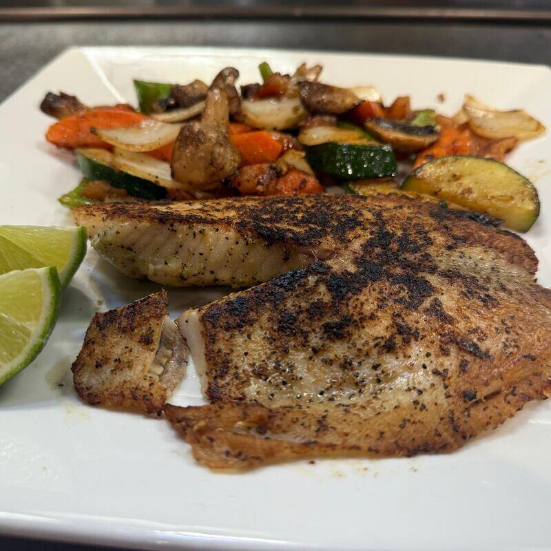 Tilapia & Vegetables (Grill)